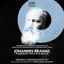 Poster of Brahms' Symphony No. 4